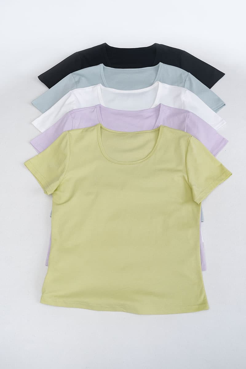 Casual plain tshirt for women